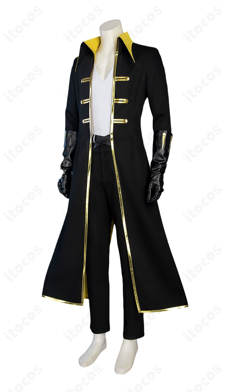 アルカードコスプレ衣装の端正な側面シルエット