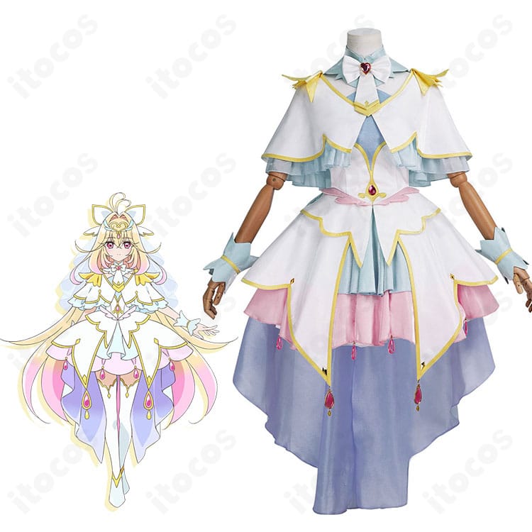 森亜るるか キュアアルカナ変身後コスプレ衣装|美しい再現シルエット-1