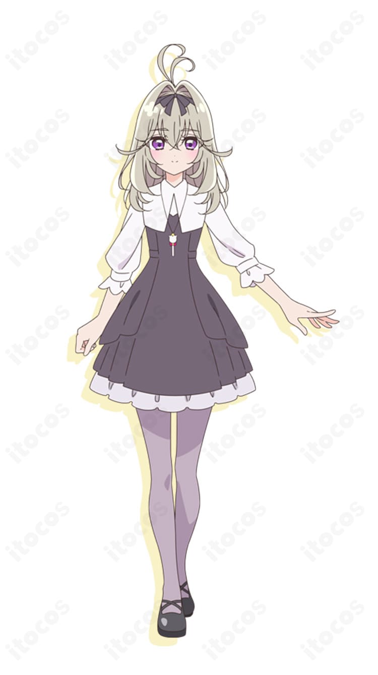 『名探偵プリキュア!』森亜るるか変身前Ver.コスプレ衣装の正面デザイン