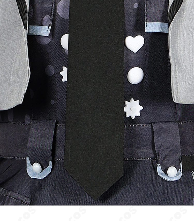 杜野凛世コスプレ衣装のベルトとサイドウエスト花飾り