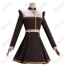 BanG Dream! ゆめ∞みた 可愛く爽やかな制服風コスプレ衣装セット - 2枚目の画像（サムネイル）