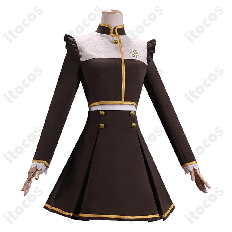 BanG Dream! ゆめ∞みた 可愛く爽やかな制服風コスプレ衣装セット - 2枚目の画像