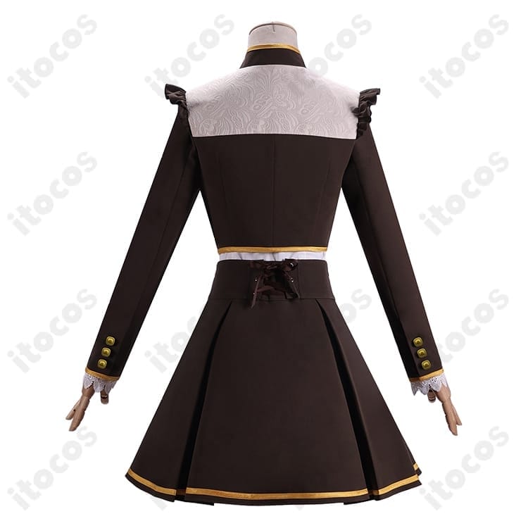 BanG Dream! ゆめ∞みた 可愛く爽やかな制服風コスプレ衣装セット - 3枚目の画像