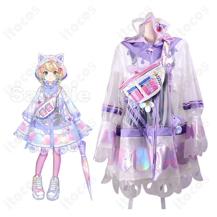 NIJISANJI ENミリー・パフェ新衣装のキャラクタービジュアルとコスプレ衣装