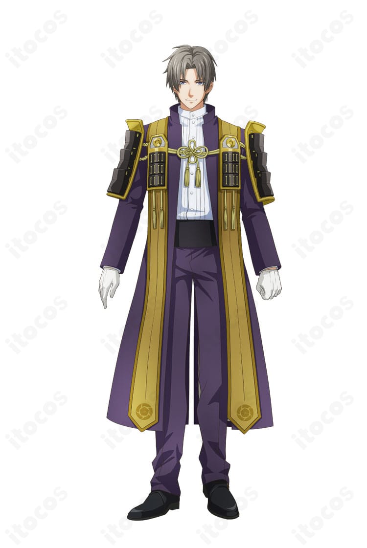 刀剣乱舞ONLINE へし切長谷部「初の姿」コスプレ衣装の正面全身イメージ