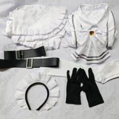 スノーホワイト 一番くじCHAPTER7白メイドコスプレ衣装｜軽やかで高再現 - 4枚目の画像（サムネイル）