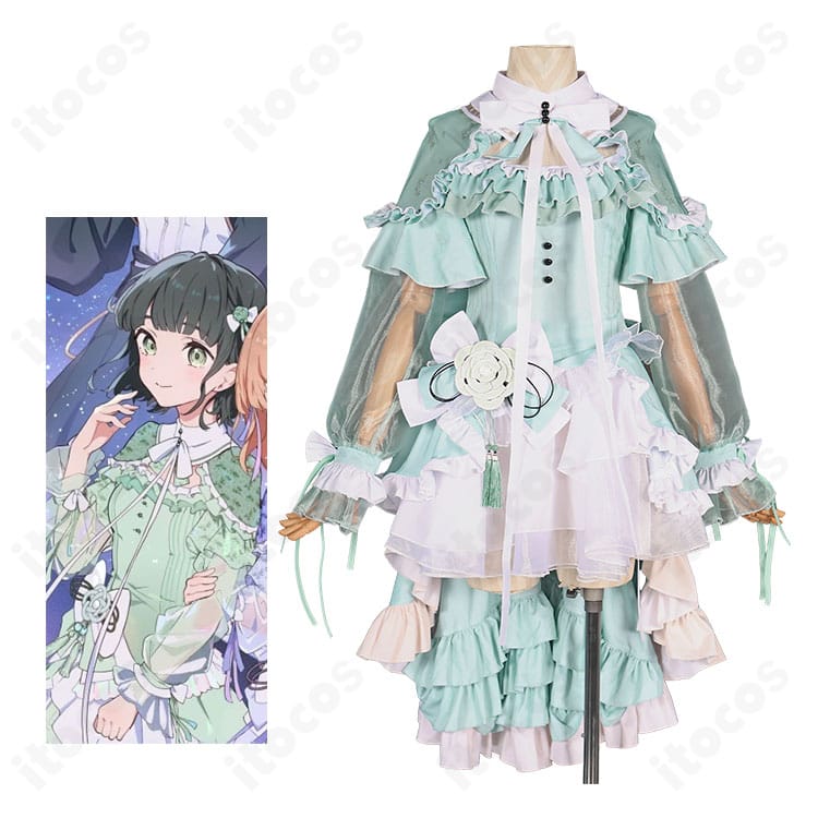 百生吟子の着用イメージと6th Liveライブキービジュアル衣装の商品構成