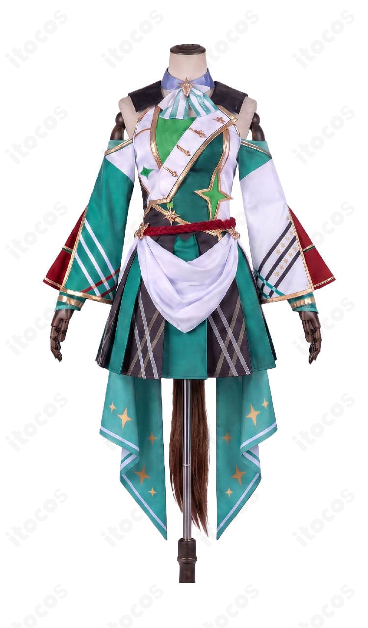 エフフォーリア勝負服コスプレ衣装の高コントラスト配色が分かる正面