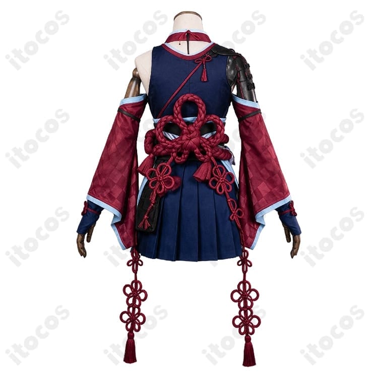 ウマ娘 プリティーダービー ファレノプシス勝負服 和装風コスプレ衣装セット - 2枚目の画像