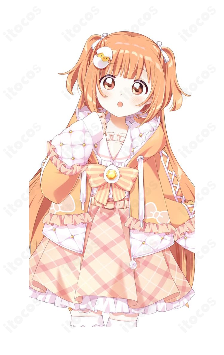 にじさんじ雲母たまこ私服衣装のリボン、ベルト、ソックスを含む着用イメージ