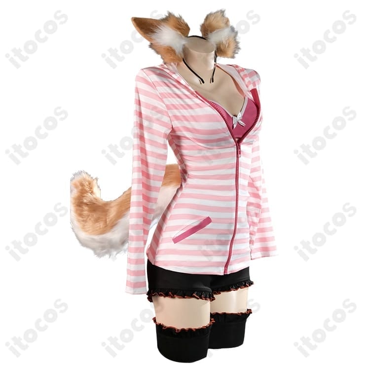 玉藻の前 春色の現代衣装コスプレセット｜軽快な私服姿を再現 - 2枚目の画像