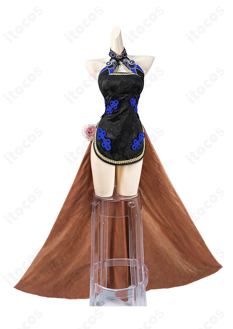 楊貴妃第二再臨チャイナドレス風コスプレ衣装の正面