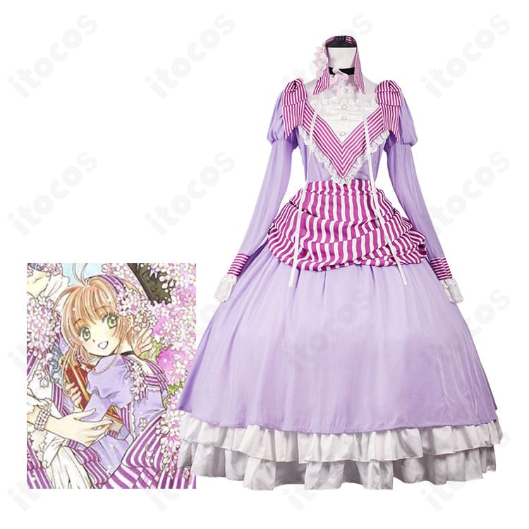 カードキャプターさくら 木之本桜のキャラクターイメージとコスプレ衣装セット