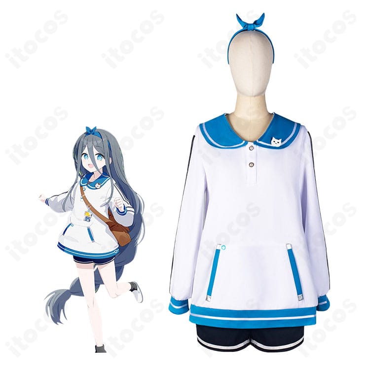 『ブルーアーカイブ』天童アリスのキャラクターイメージと学園制服風コスプレ衣装