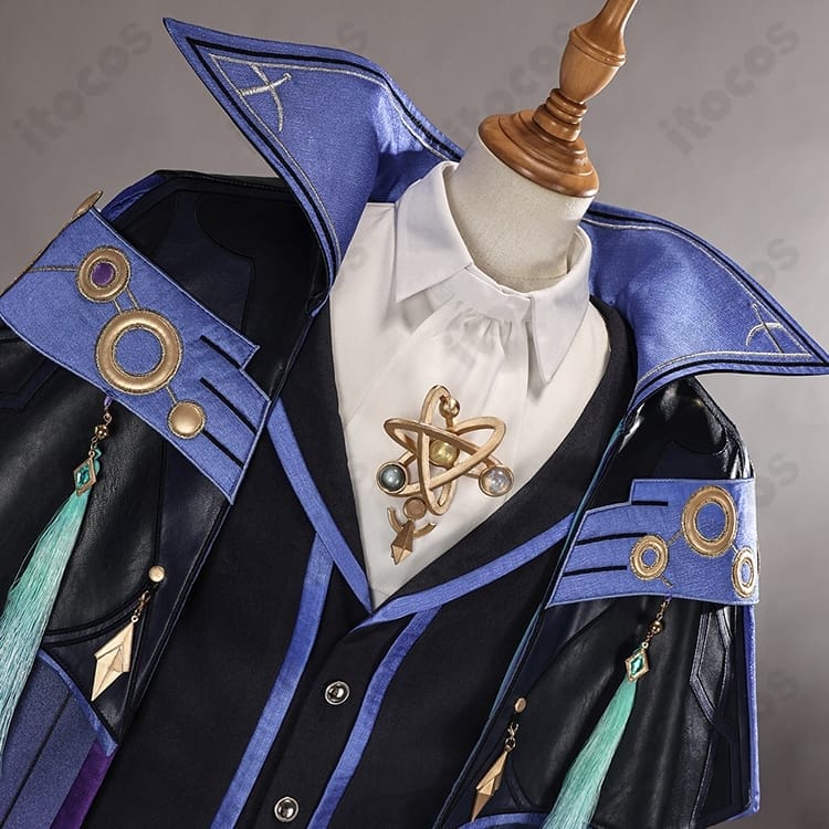 原神 ミティヤ研究者衣装｜星の楔と多層ケープで再現度を高めたコスプレセット - 3枚目の画像