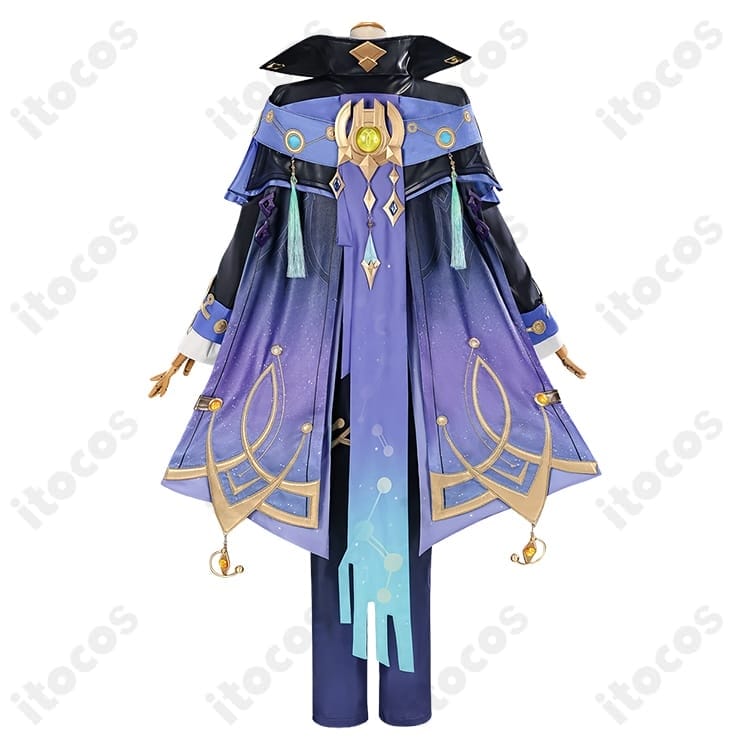 原神 ミティヤ研究者衣装｜星の楔と多層ケープで再現度を高めたコスプレセット - 2枚目の画像