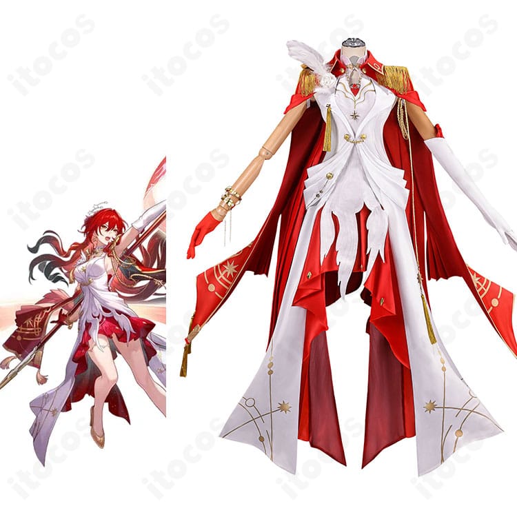 『崩壊:スターレイル』姫子のキャラクターイメージと旅立ちコスプレ衣装セット