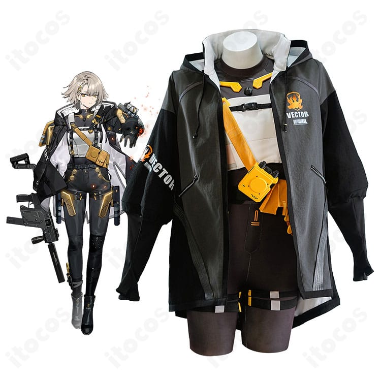 ドールズフロントライン2のヴェクター着用イメージとコスプレ衣装一式