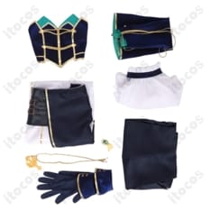 にじさんじ 緑仙 共通衣装コスプレ｜快適な着心地と華やかな再現性 - 5枚目の画像（サムネイル）