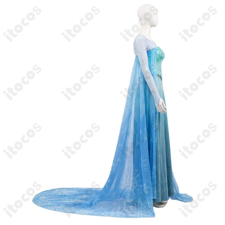 アナと雪の女王 エルサ Snow Queen氷のドレス｜軽やかで撮影映えするコスプレ衣装 - 2枚目の画像