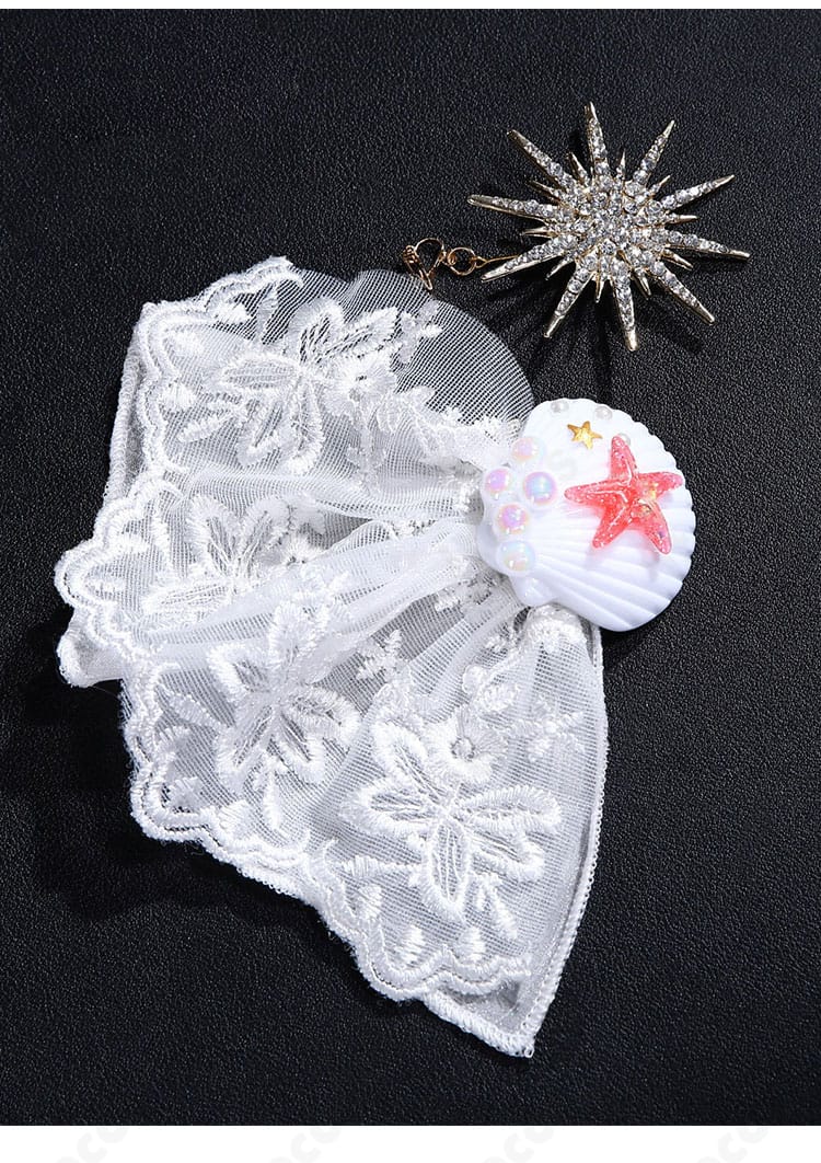 リトルマーメイド(セイレーン)衣装の髪飾りディテール