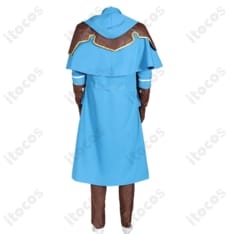 リゼル 貴族風コスプレ衣装｜青コートとケープで楽しむ高再現度13点セット - 3枚目の画像（サムネイル）