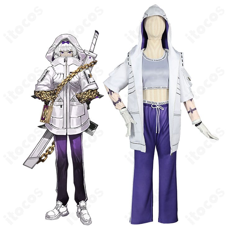 Limbus Companyのキラ人物イメージと断ち切れない中指の子方コスプレ衣装の商品全体