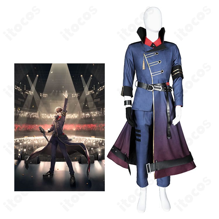 にじさんじ・加賀美ハヤトの人物画像とALPHA ONEコスプレ衣装の商品画像