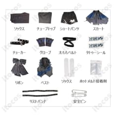 ガールズバンドクライ（ガルクラ）河原木桃香（桃香）コスプレ衣装｜アシンメトリーなステージ風 - 5枚目の画像（サムネイル）