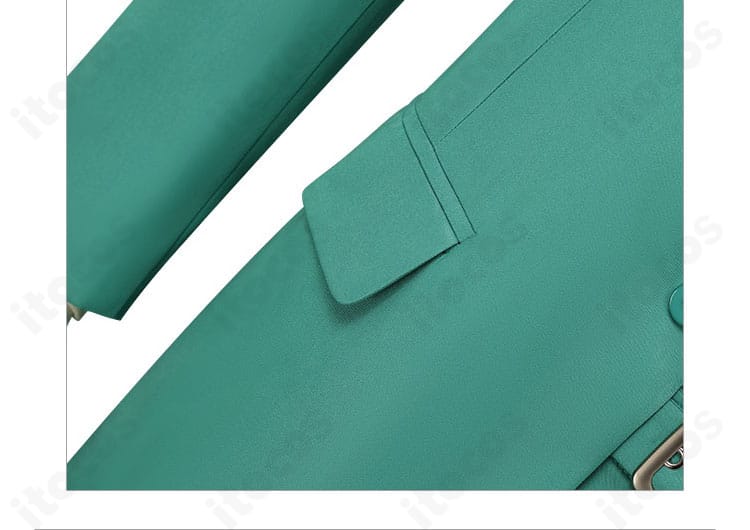 ロイド・フォージャー用スーツジャケットのポケット部分のディテール
