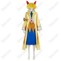 ファイナルファンタジーXIV（FF14）クルル・バルデシオンの猫耳フード付きコスプレ衣装 - 1枚目の画像（サムネイル）