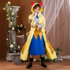 ファイナルファンタジーXIV（FF14）クルル・バルデシオンの猫耳フード付きコスプレ衣装 - 6枚目の画像（サムネイル）