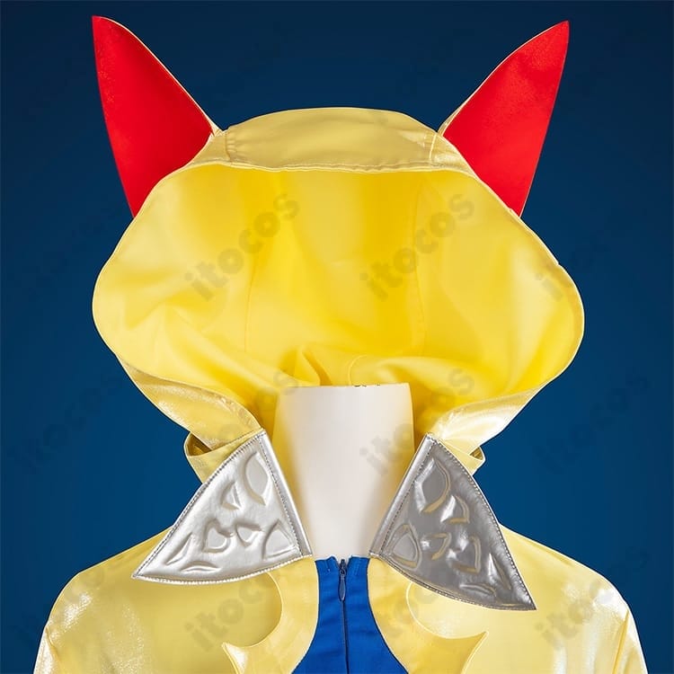 ファイナルファンタジーXIV（FF14）クルル・バルデシオンの猫耳フード付きコスプレ衣装 - 3枚目の画像