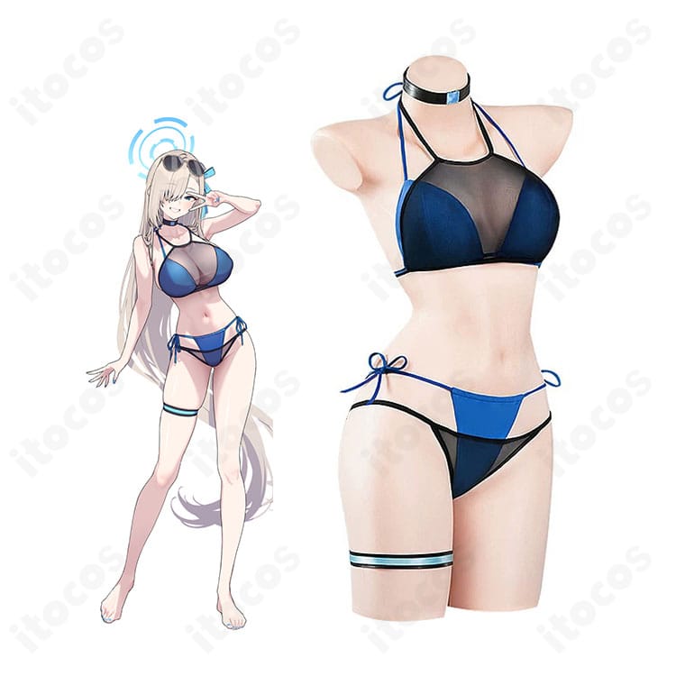 ブルーアーカイブ 一之瀬アスナ C108描き下ろし水着コスプレ衣装の正面