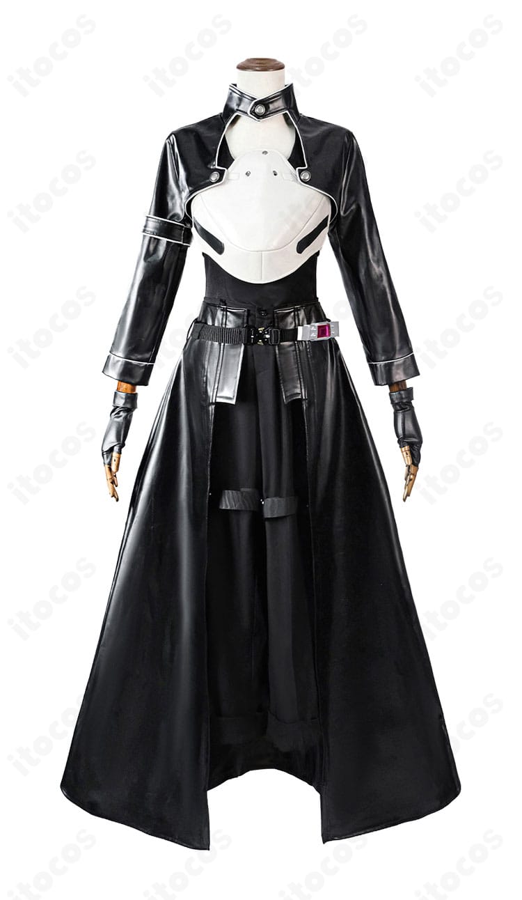 キリトGGO編コスプレ衣装の正面、胸当てとジャケットの重ね着