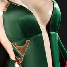 アズールレーン（アズレン）ナポリ通常衣装｜深緑ロングドレスで上品に決まるコスプレ衣装 - 3枚目の画像（サムネイル）