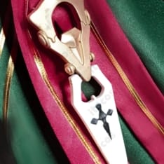 アズールレーン（アズレン）ナポリ通常衣装｜深緑ロングドレスで上品に決まるコスプレ衣装 - 4枚目の画像（サムネイル）