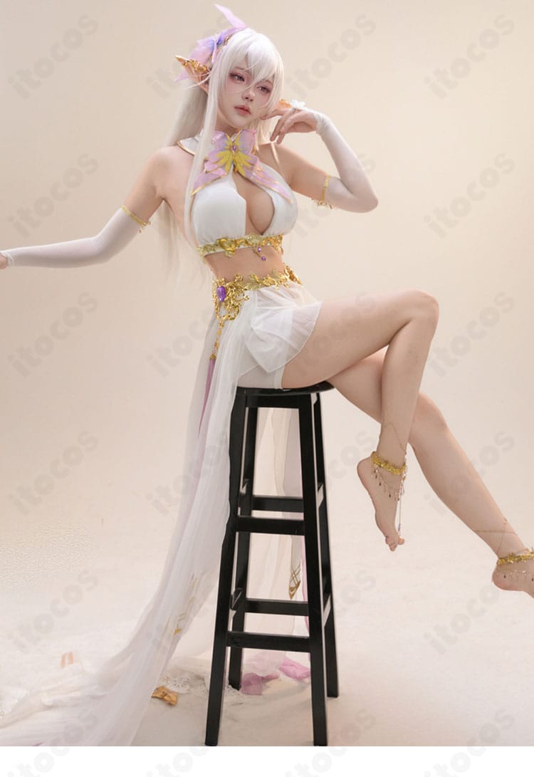 アルビオンのコスプレ衣装の裾装飾のディテール