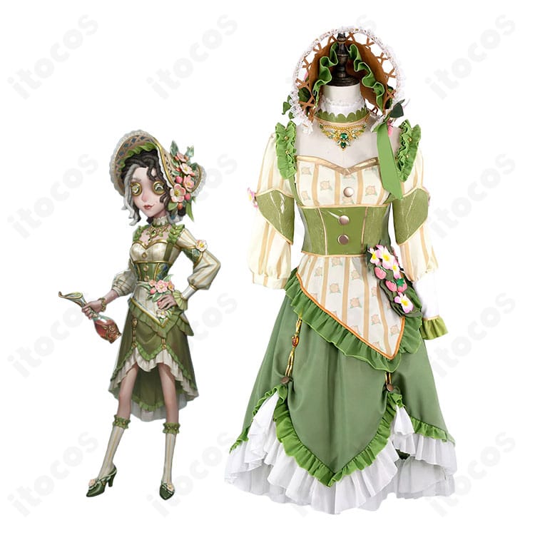『IdentityV 第五人格』デミ・バーボン花野拾遺SSR衣装のキャラクターイメージと10点セット商品構成