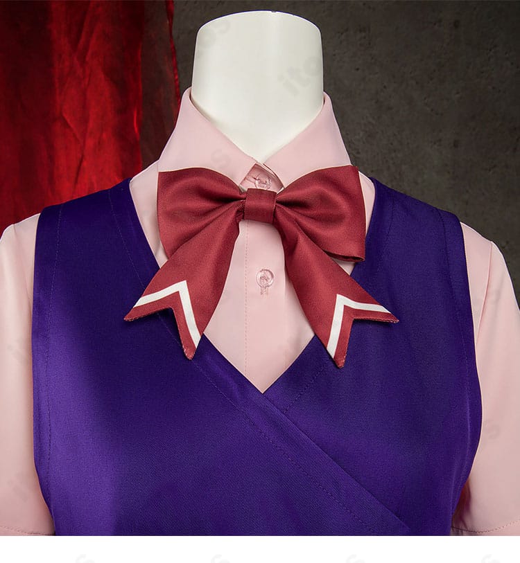 宝月茜 高校生制服Ver.の可愛らしいリボン装飾