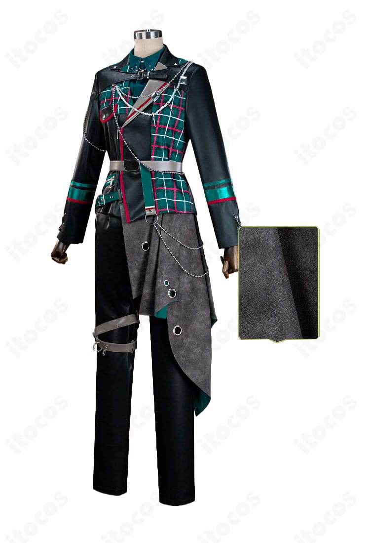 青葉つむぎReinventコスプレ衣装の側面シルエット