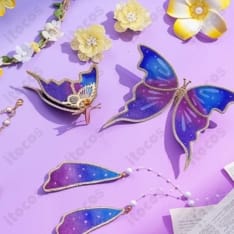 スクフェス 高坂穂乃果 妖精の国編 覚醒後コスプレ衣装｜花飾り付き高再現セット - 5枚目の画像（サムネイル）