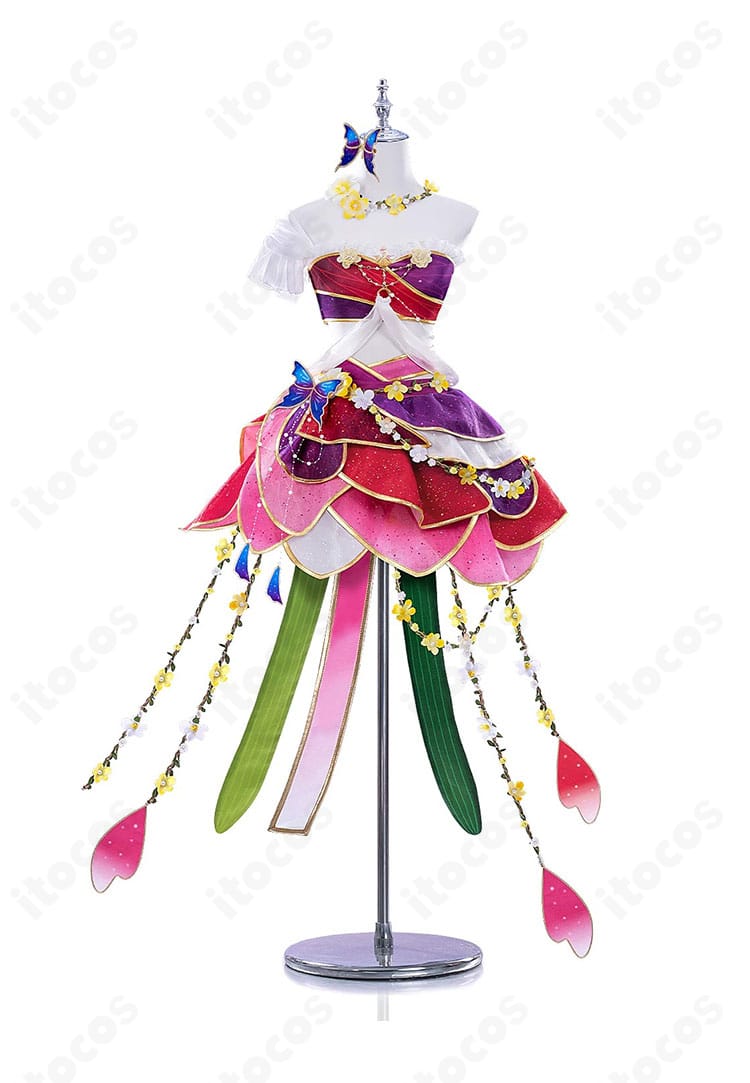西木野真姫の花妖精風コスプレ衣装の正面