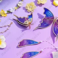 ラブライブ！スクフェス 小泉花陽（かよちん）妖精の国編 覚醒後｜花飾りが華やかなコスプレ衣装 - 3枚目の画像（サムネイル）
