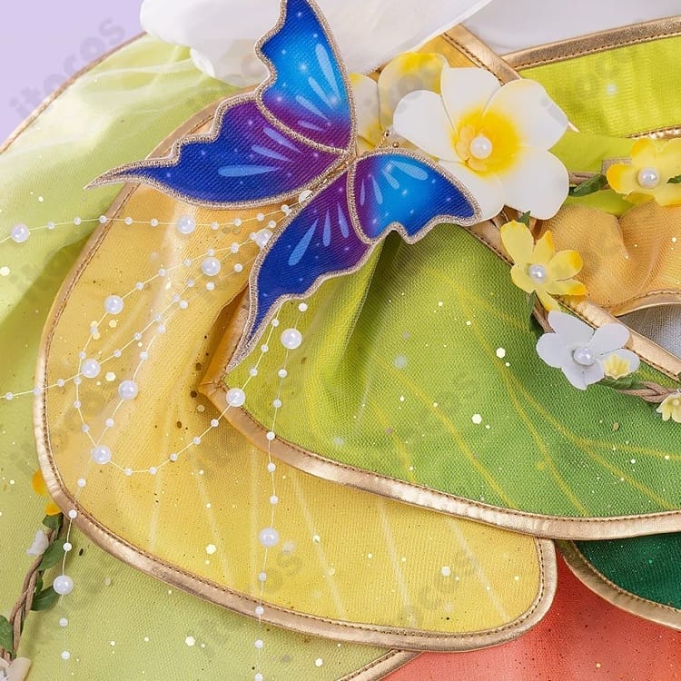 ラブライブ！スクフェス 小泉花陽（かよちん）妖精の国編 覚醒後｜花飾りが華やかなコスプレ衣装 - 2枚目の画像