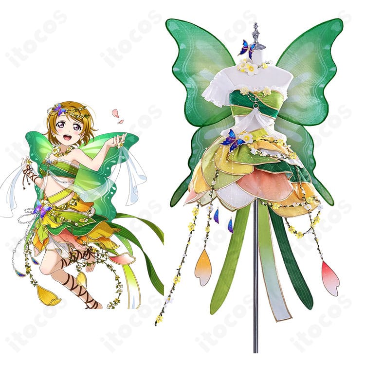 小泉花陽の妖精の国編 覚醒後のキャラクター画像とコスプレ衣装の商品画像