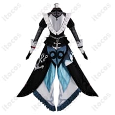 原神 ダニカ メイド長Ver. コスプレ衣装｜白黒配色が映えるロングスカートセット - 3枚目の画像（サムネイル）