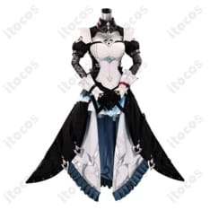 原神 ダニカ メイド長Ver. コスプレ衣装｜白黒配色が映えるロングスカートセット - 1枚目の画像（サムネイル）