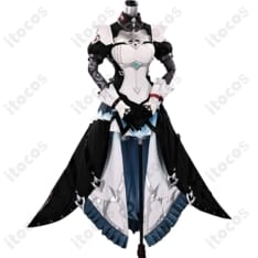 原神 ダニカ メイド長Ver. コスプレ衣装｜白黒配色が映えるロングスカートセット - 2枚目の画像（サムネイル）