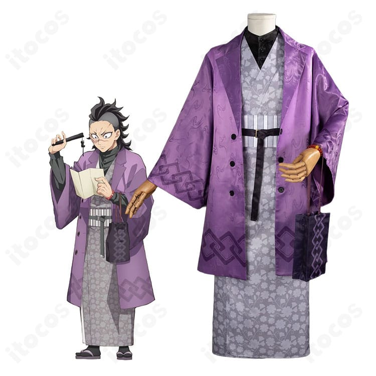 『鬼滅の刃』不死川玄弥の人物像とナンジャタウン企画のコスプレ衣装を並べた画像